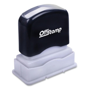 Offistamp Pre-Inked Message Stamp, COPY, 1.63" x 0.38", Blue Ink (MKG034501) View Product Image