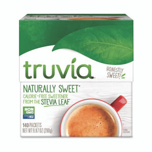 Truvia Natural Sugar Substitute, 0.12 oz Packet, 140/Box View Product Image