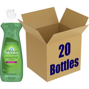 Palmolive Essential Clean Dish Liquid - 12.6 fl oz (0.4 quart) - Phosphate-free, pH Balanced, Long Lasting - Green - (CPC146413CT) Product Image 