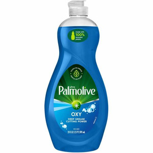 Palmolive Ultra Dish Soap Oxy Degreaser - Concentrate - 20 fl oz (0.6 quart) - Residue-free, Dry Resistant, Eco-friendly, Biodegradable, Phosphate-free, Paraben-free - Blue - (CPCUS04229A) Product Image 