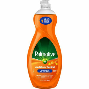 Palmolive Antibacterial Ultra Dish Soap - Concentrate - 35.2 fl oz (1.1 quart) - pH Balanced, Residue-free, Non-abrasive, Antibacterial - Orange - (CPCUS04274A) Product Image 