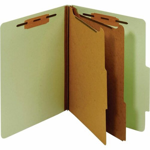 Pendaflex Letter Recycled Classification Folder - 8 1/2" x 11" - 1" for Folder - 2 Divider(s) - 25 pt. - Pressboard, Tyvek Product Image 