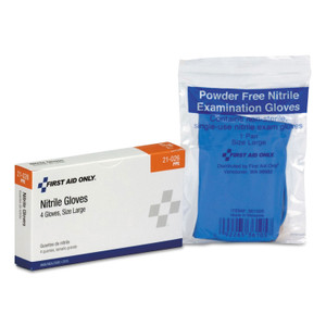 First Aid Only ANSI Compliant First Aid Kit Refill for 16 Unit First Aid Kit, Exam Gloves, 4/Box View Product Image