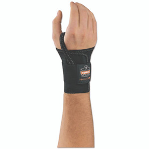 ergodyne ProFlex 4000 Wrist Support, Medium (6-7"), Fits Left-Hand, Black View Product Image