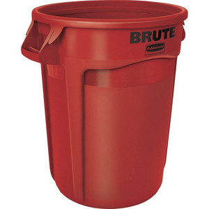 Rubbermaid Commercial Brute 32-Gallon Vented Container (RCP263200RD) View Product Image