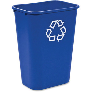 Rubbermaid Commercial Large Recycling Wastebasket (RCP295773BLUECT) View Product Image