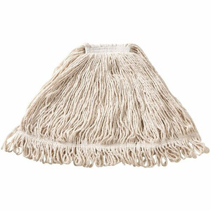 Rubbermaid Commercial Super Stitch Large Blend Mop - Cotton, Synthetic Yarn - (RCPD21306WH00) Product Image 