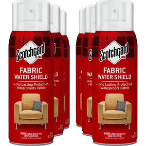 Scotchgard Fabric Water Shield - For Fabric - 10 fl oz (0.3 quart) - Recommended For: Stain Remover - Odorless, Soil Resistant - Aqua - (MMM4106106CT) Product Image 