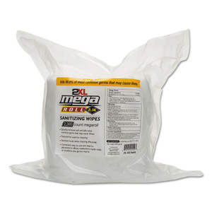 2XL CORP Sanitizing Wipes, FDA Approved, 8"x6, 2300/RL, WE (TXL422) View Product Image