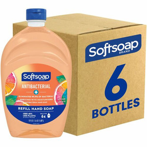 Softsoap Antibacterial Hand Soap - Crisp Clean Scent - 1.56 quart - Bacteria Remover - Hand, Skin, Kitchen, Bathroom - Moisturizing - (CPCUS05261ACT) Product Image 