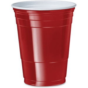 Solo Cup 16 oz. Plastic Cold Party Cups (SCCP16RCT) View Product Image