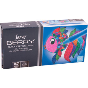 So-Mine Serve Berry Quick Dry Retract Gel Ink Pen (SRVBRGEL0712MV) View Product Image