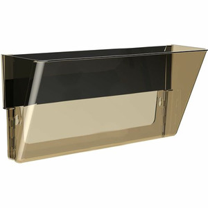 Storex Magnetic Wall File Pockets - 500 x Sheet - Magnetic, Heavy Duty - Smoke - Plastic Product Image 