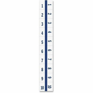 Tabbies Legal Index Divider Tabs - 10 Printed Tab(s) - Digit - 1-10 - 8.5" Divider Width x 11" Divider Length - Letter Product Image 