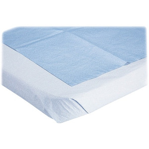 Medline Stretcher Sheet, Disposable, 40"x90", 50/BX, Blue (MIINON24335) View Product Image