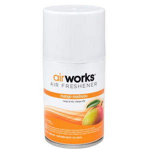 AirWorks Metered Aerosol Air Fresheners - Spray - 6000 ft - 7 fl oz (0.2 quart) - Mango Madness - Wall Mountable Product Image 