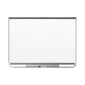 Quartet Prestige 2 Magnetic Total Erase Whiteboard, 72 x 48, White Surface, Black Aluminum/Plastic Frame (QRTTEM547B) View Product Image