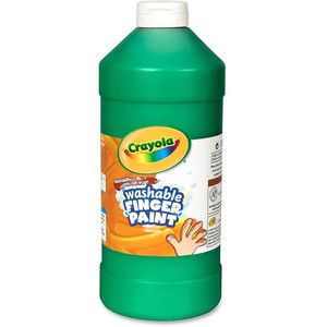 Crayola Finger Paint, Washable, 32oz, Green (CYO551332044) View Product Image