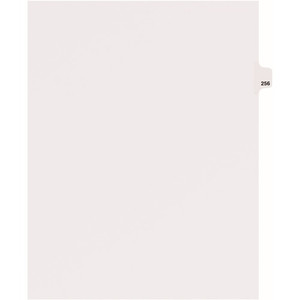 Avery Side Tab Individual Legal Dividers - 25 x Divider(s) - Side Tab(s) - 256 - 1 Tab(s)/Set - 8.5" Divider Width x 11" Divider Length Product Image 