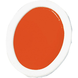 Dixon Ticonderoga Company Watercolor Refills,Oval-Pan,Semi-Moist,12/DZ,Red Orange (DIXX810) View Product Image