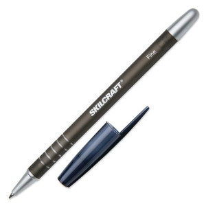 SKILCRAFT Rubberized Ballpoint Stick Pen (NSN3576841) View Product Image