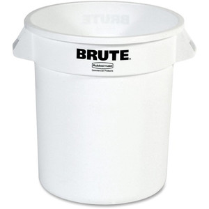 Rubbermaid Commercial Brute 10-Gallon Vented Containers (RCP261000WHCT) View Product Image