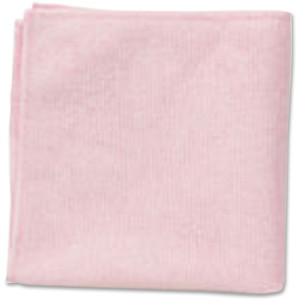 Rubbermaid Commercial Products Cleaning Cloth, Microfiber, Bulk, 16'x16", 288/CT, Red (RCP1820581CT) View Product Image