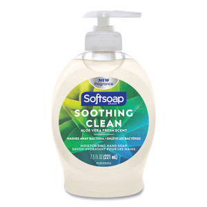 Softsoap Liquid Hand Soap Pump with Aloe, Clean Fresh 7.5 oz Bottle (CPC45634EA) View Product Image
