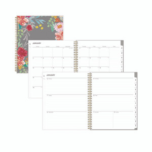 Blue Sky Sophie Frosted Weekly/Monthly Planner, Floral Artwork, 11 x 8.5, Multicolor Cover, 12-Month (Jan to Dec): 2025 View Product Image