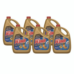 Liquid Plumr Pro-Strength Full Clog Destroyer Plus PipeGuard, Gel, 80 oz, 6/Carton View Product Image