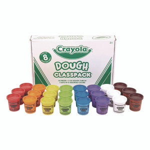 Crayola Dough Classpack, 3 oz, 8 Assorted Colors, 24/Pack View Product Image