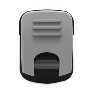 Advantus Grip-A-Clip Magnetic/Adhesive Clips, 0.13" Jaw Capacity, Gray, 10/Box View Product Image