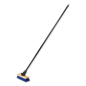 AbilityOne 7920016827630 SKILCRAFT FlexSweep Broom, 59" Metal Handle, Black/Blue (NSN6827630) View Product Image