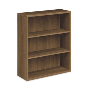 HON 10500 Series Laminate Bookcase, Three-Shelf, 36w x 13.13d x 43.38h, Pinnacle View Product Image