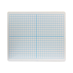 Graphing Two-Sided Dry Erase Board, 12 x 9, XY Axis Front, White Back, 12/Pack (FLP11200) View Product Image