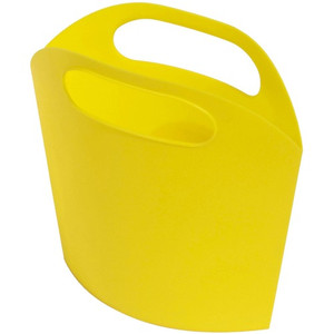 Deflecto Antimicrobial Kids Mini Tote Yellow - External Dimensions: 8" Width x 5.4" Depth x 2" Height - Plastic - Yellow - For Art Supplies, Crayon Product Image 