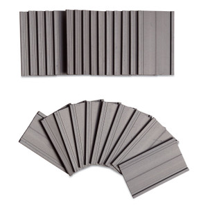 U Brands Magnetic Card Holders, 2 x 1, Black, 25/Pack (UBRFM1310) View Product Image