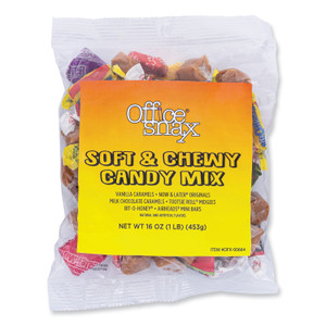 Office Snax Candy Assortments, Soft and Chewy Candy Mix, 1 lb Bag View Product Image