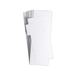 U Brands Data Card Replacement, 3 x 1.75, White, 500/Pack (UBRFM1513) View Product Image