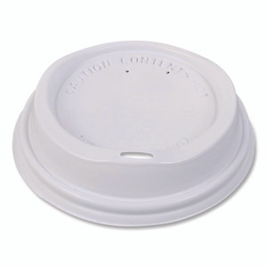 FLAVIA Hot Beverage Paper Cup Lids 10 oz, Fits FLAVIA 10 oz Paper Cup, White, 100/Sleeve, 10 Sleeves/Carton View Product Image