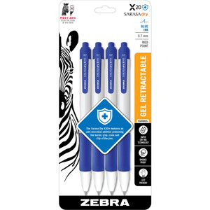 Zebra SARASA dry X20+ Retractable Gel Pen (ZEB41624) View Product Image