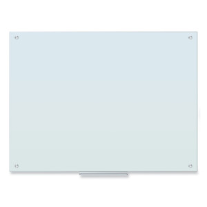 U Brands Glass Dry Erase Board, 47 x 35, White Surface UBR2299U0001 View Product Image