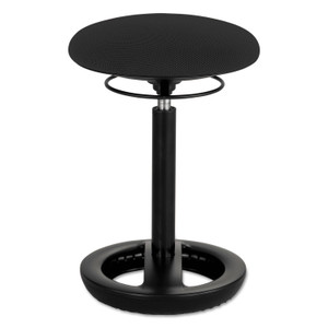 Safco Twixt Desk Height Ergonomic Stool, Supports Up to 250 lb, 22.5" Seat Height, Black View Product Image
