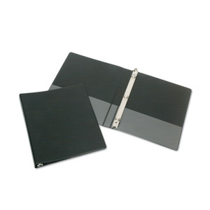 AbilityOne 7510009845787, SKILCRAFT Flexible 3-Ring Binder, 0.5" Capacity, 11 x 8.5, Black View Product Image