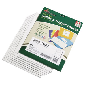 AbilityOne 7530015549538, Avery CD/DVD Label Maker Kit, Refills, 50/Pack (NSN5549538) View Product Image