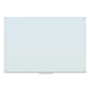 U Brands Glass Dry Erase Board, 72" x 48" (Actual Size: 70" x 47"), White Surface View Product Image