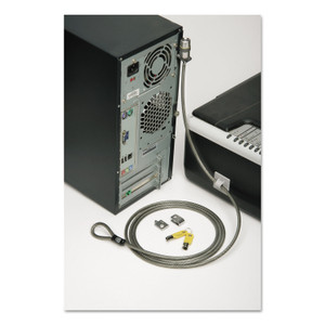AbilityOne 5340015987495, SKILCRAFT Desktop and Peripherals Locking Kit, 6 ft Steel Cable View Product Image
