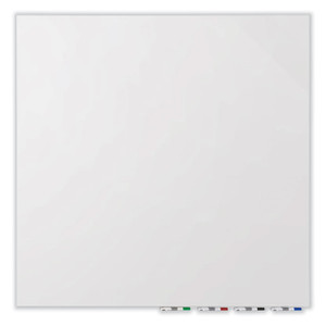Ghent Aria Low Profile Magnetic Glass Whiteboard, 60 x 36, White Surface, Ships in 7-10 Business Days (GHEARIASM35WH) View Product Image