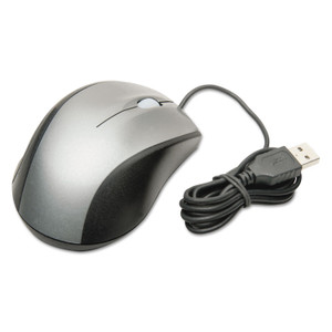 AbilityOne 7025016184138, Optical Wired Mouse, USB 2.0, Right Hand Use, Black/Gray (NSN6184138) Product Image 