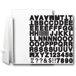 Flipside Corrugated Project Sheet Sign Kit - White Product Image 